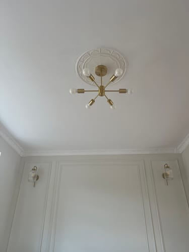 Customer photo review of 6-Light Large Sputnik Chandelier