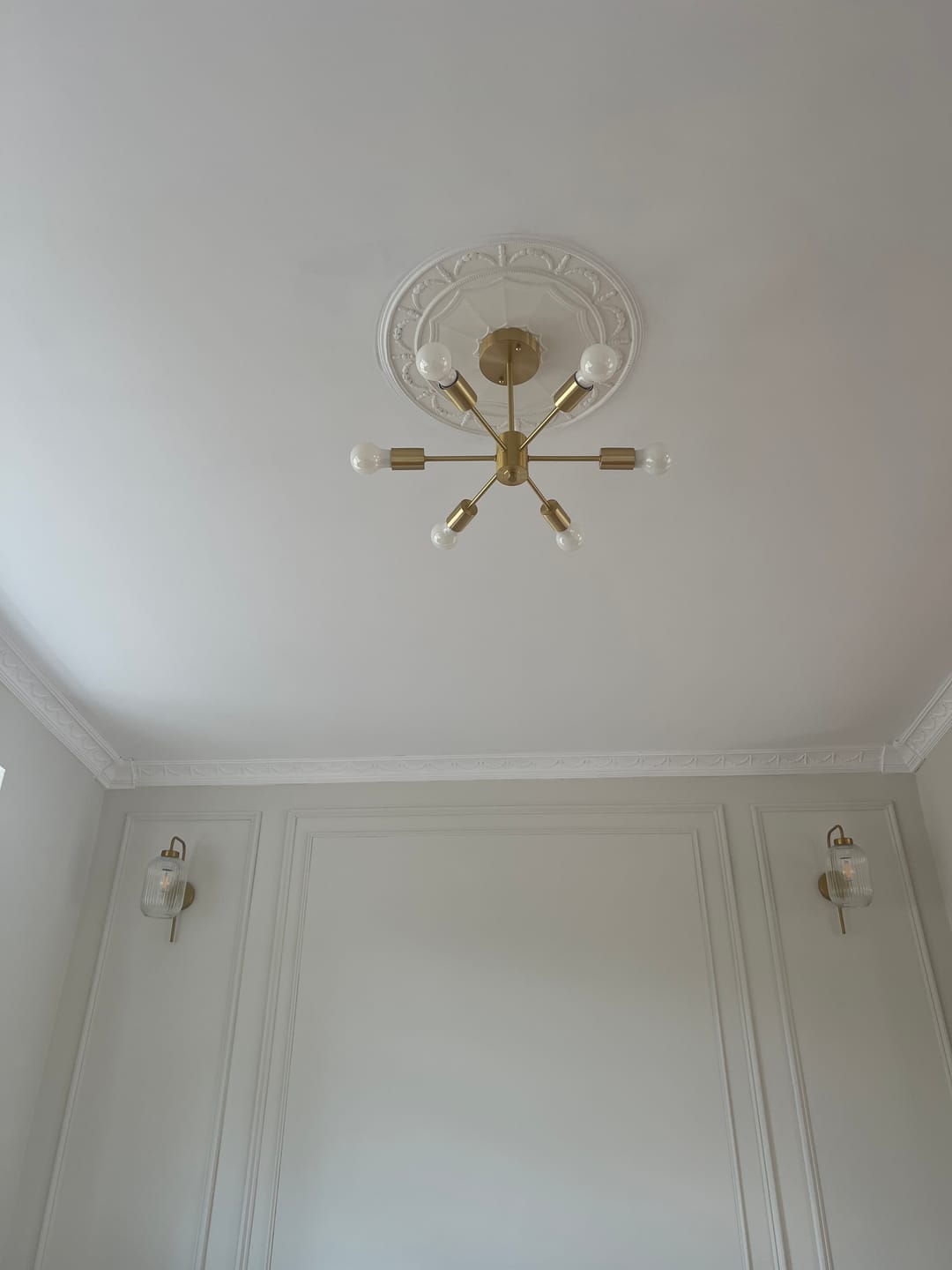 Customer photo review of 6-Light Large Sputnik Chandelier