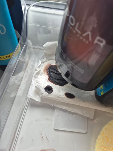 Customer photo review of Instant Dye Shampoo