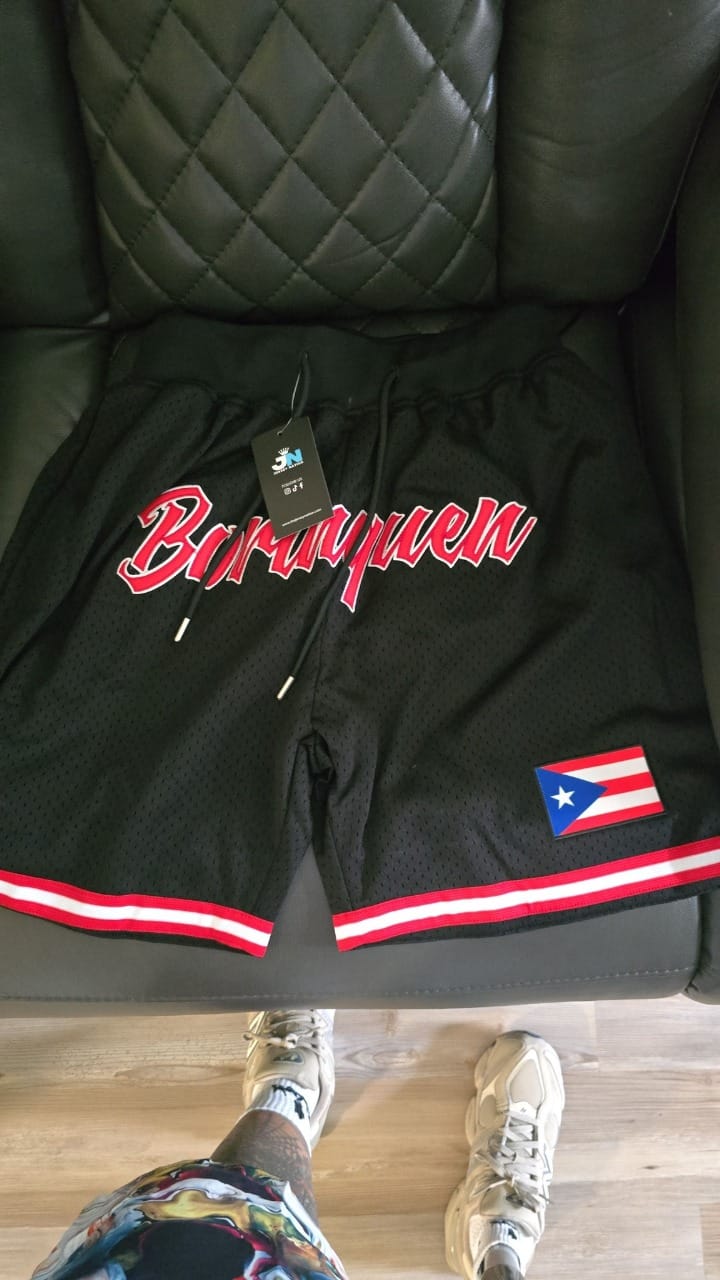 Customer photo review of Puerto Rico 'Borinquen' Heritage Basketball Shorts