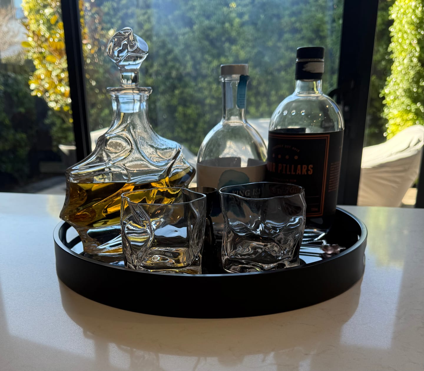 Customer photo review of M&B Tempest Whisky Decanter