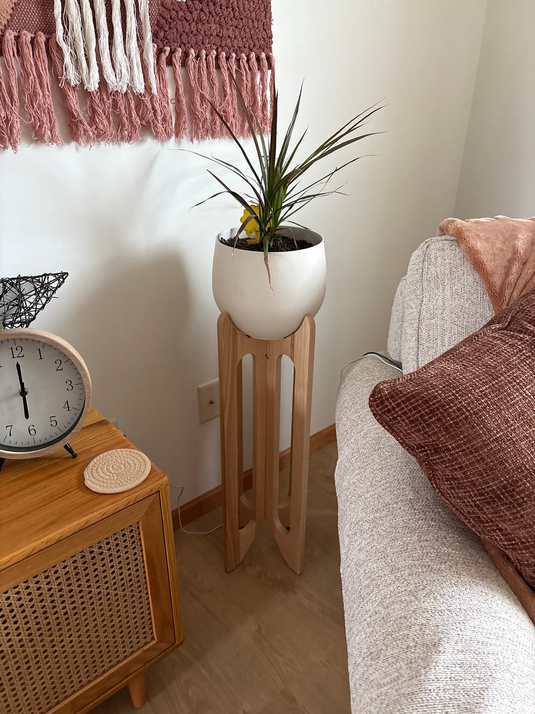 Customer photo review of Arches Plant Stand + Pot