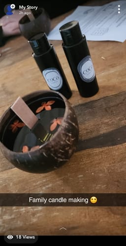 Customer photo review of The Candle Wellness Kit - A DIY Pause for Busy Minds