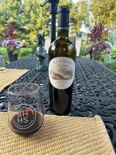 Customer photo review of 2021 Acumen Mountainside Cabernet Sauvignon Napa Valley