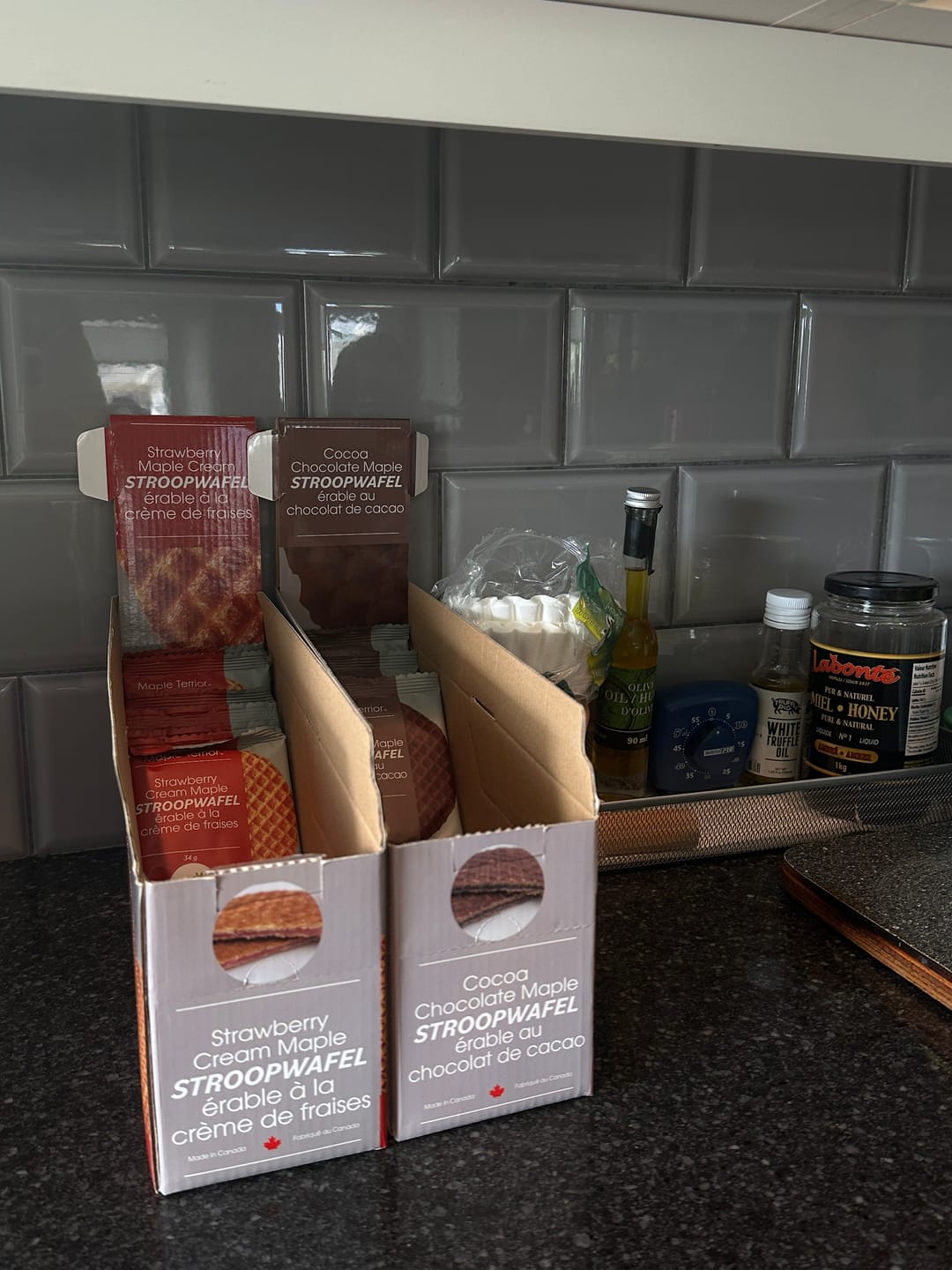 Customer photo review of Cocoa Chocolate Maple Stroopwafels
