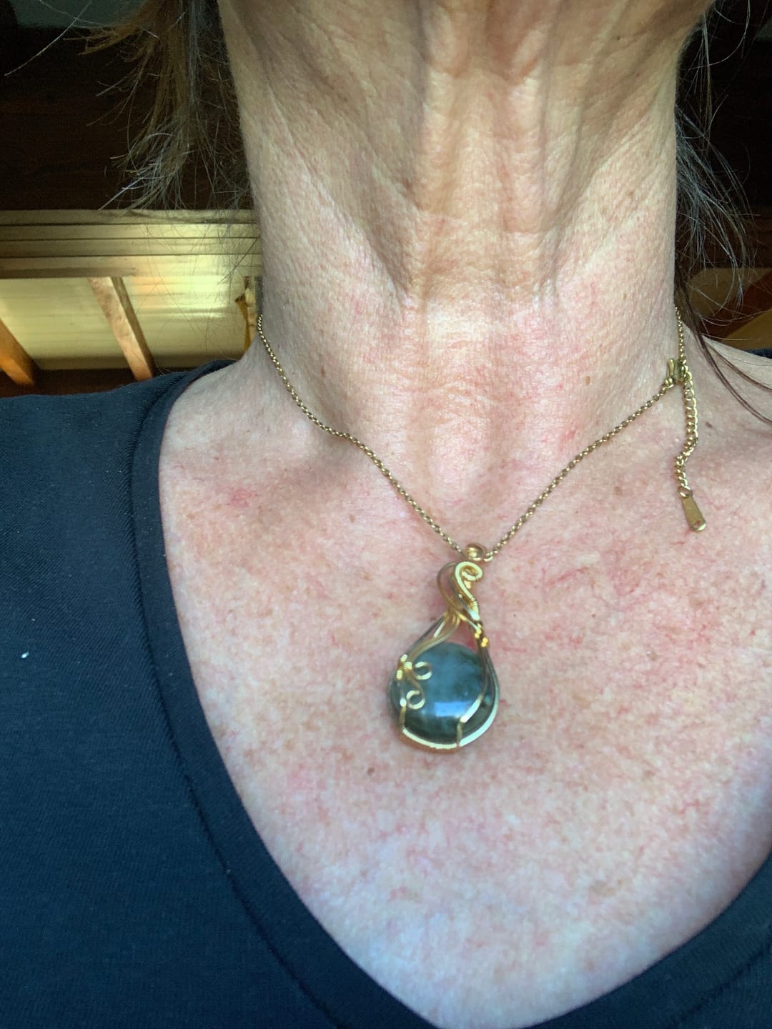 Customer photo review of Pendentif "Œil de l’Univers" en Labradorite