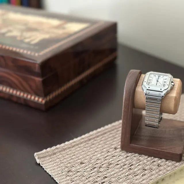 Customer photo review of Timestand S (Walnut)