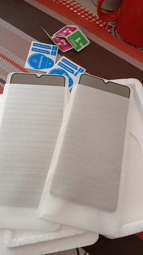 Customer photo review of iPhone Privacy Glass Screen Protector