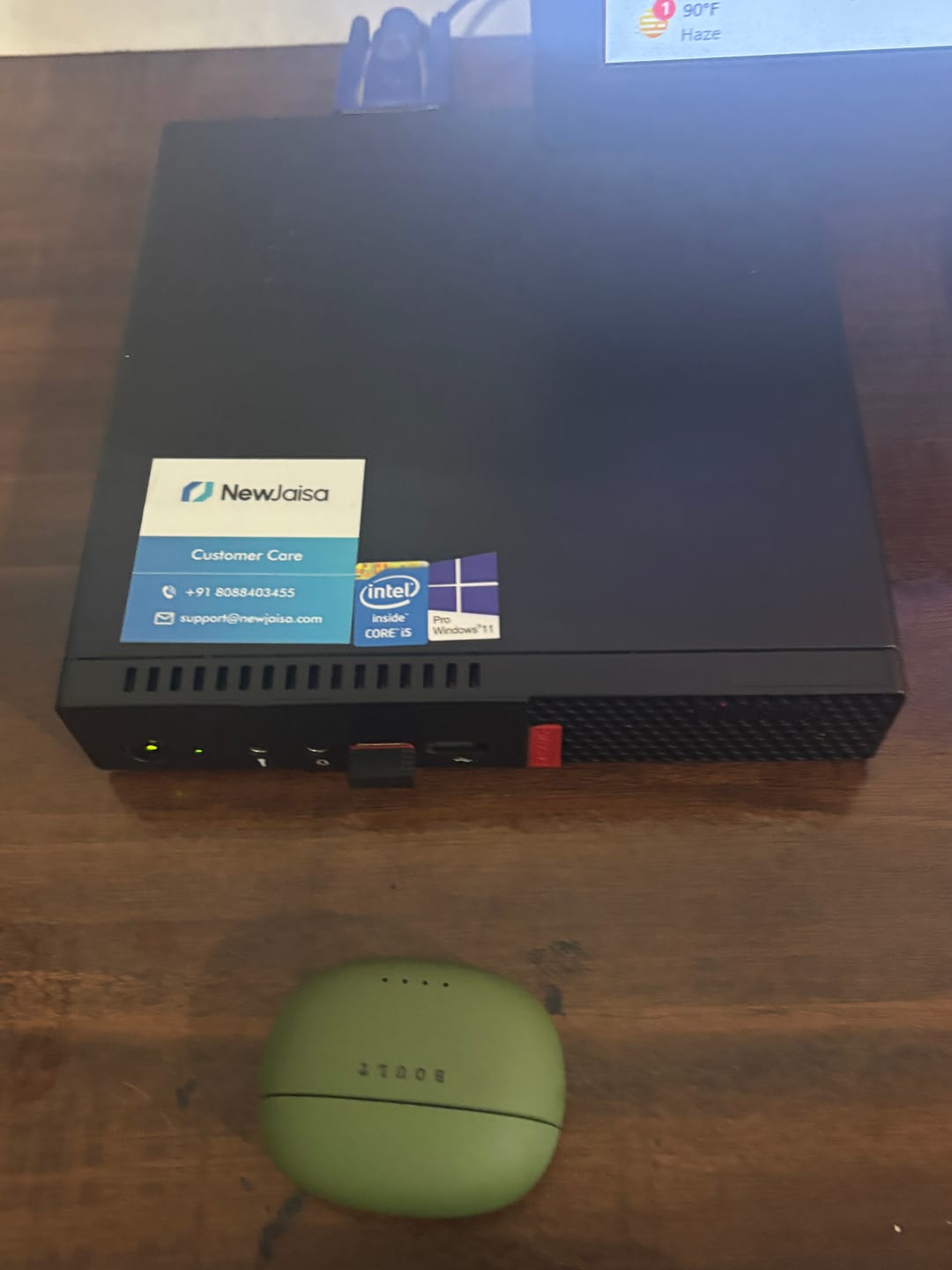 Customer photo review of Lenovo ThinkCentre Tiny Mini PC | Intel i5-7th Gen | Win 11 Pro | Refurbished