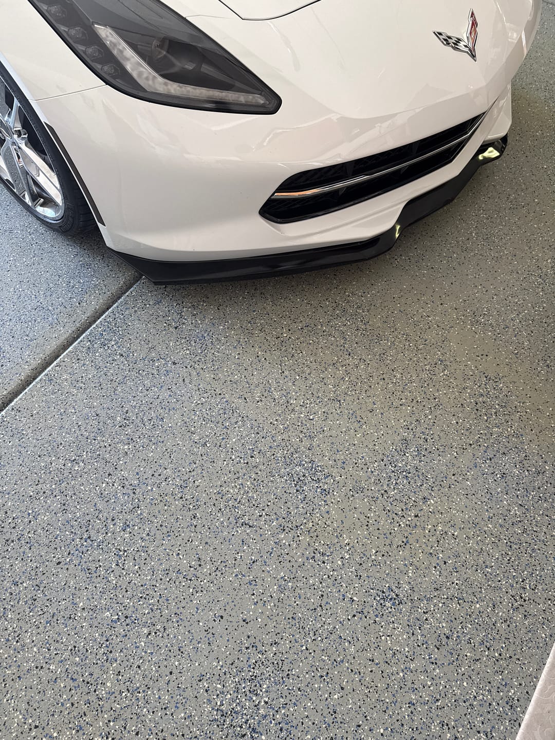 Customer photo review of Chevrolet Corvette C7 Stage 2 Front Splitter