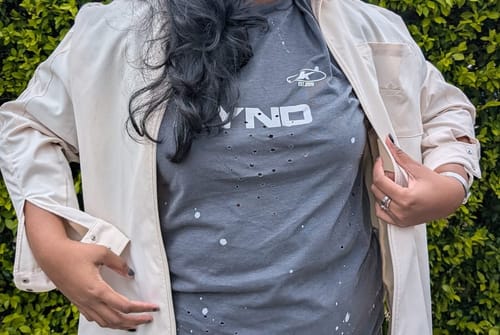 Customer photo review of Glitchcore Oversize Tee