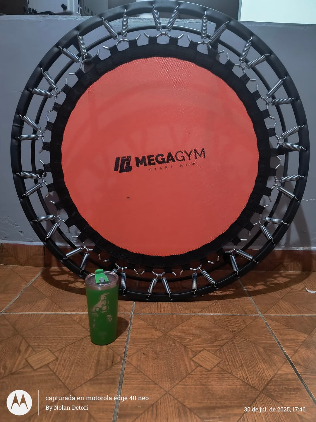 Customer photo review of Mini Jump Trampolim Profissional 32 Molas