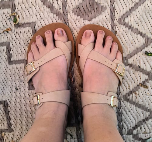 Customer photo review of Glow II - Barefoot Sandals