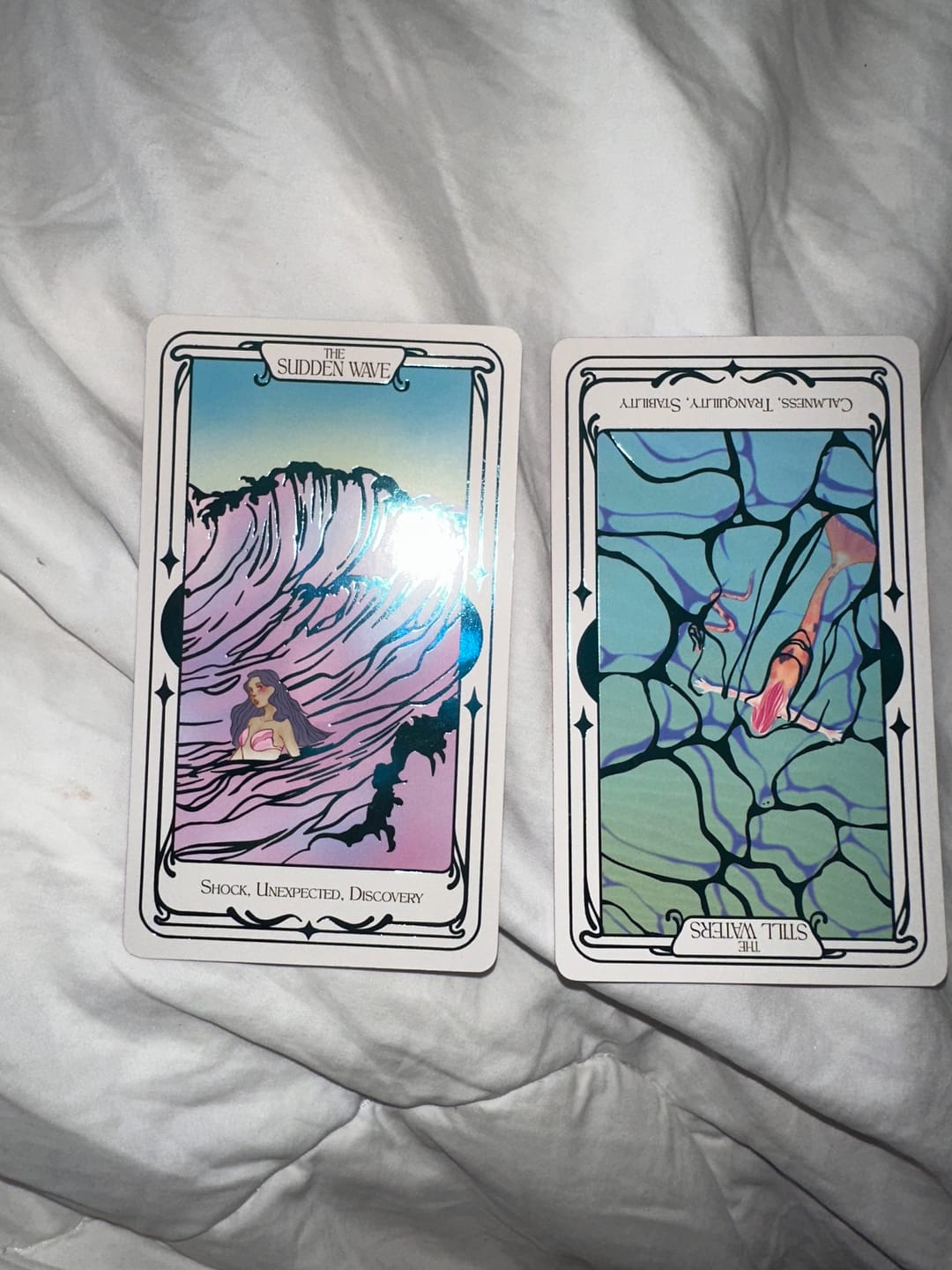 Customer photo review of Siren Awakening™ Oracle Deck