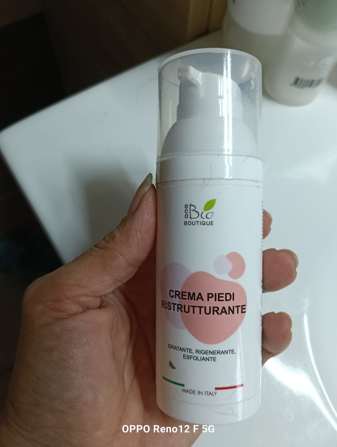 Customer photo review of Crema Piedi Ristrutturante