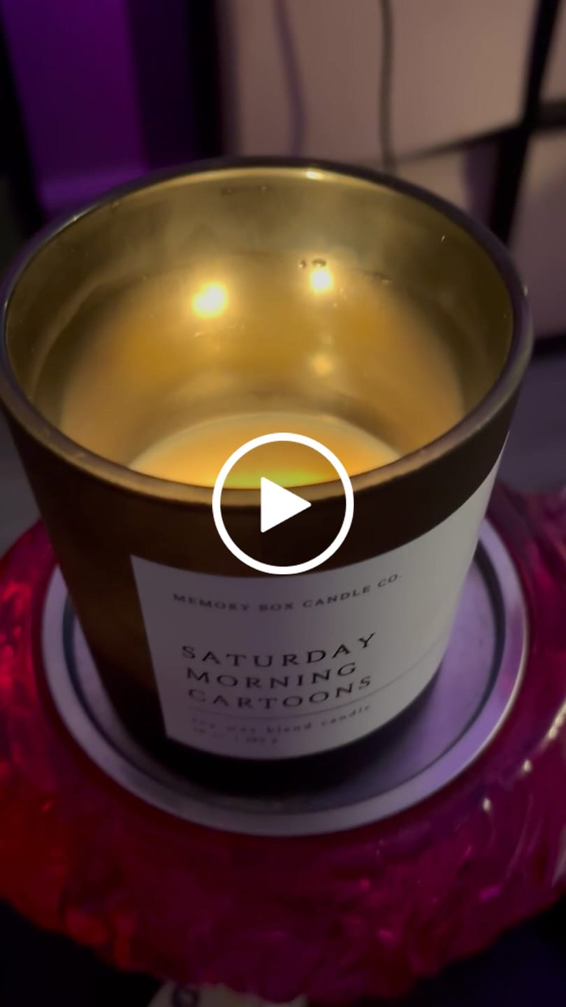 Customer video review of Saturday Morning Cartoons 10 oz. Candle