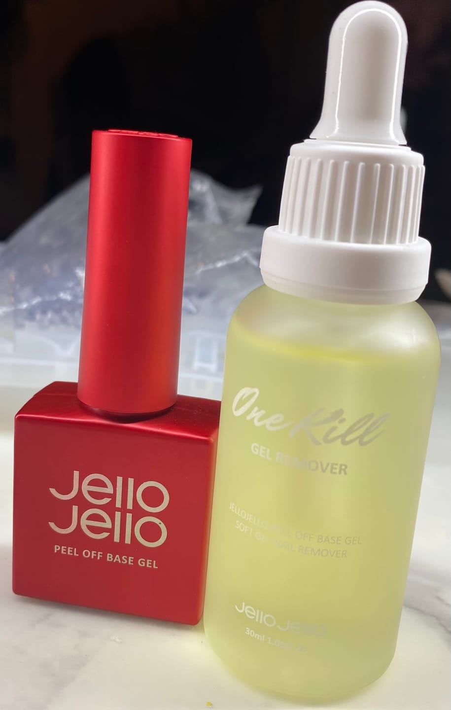 Customer photo review of Jello Jello One Kill Peel Off Set