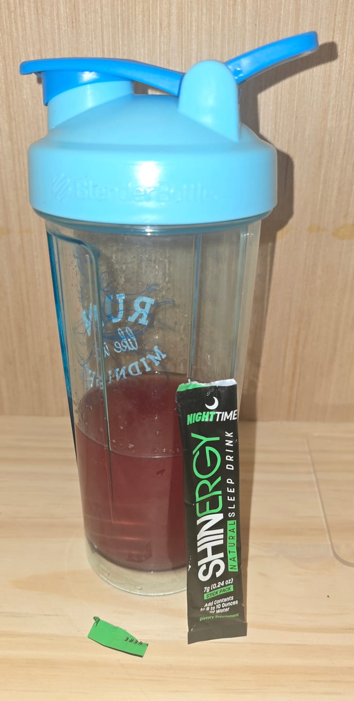 Customer photo review of Shinergy Nighttime Drink