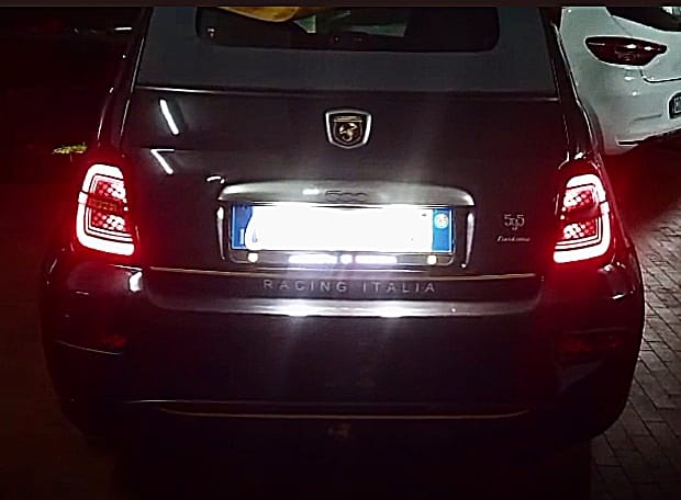 Customer photo review of Fari LED Posteriori Abarth & Fiat 500 (2008-2024)