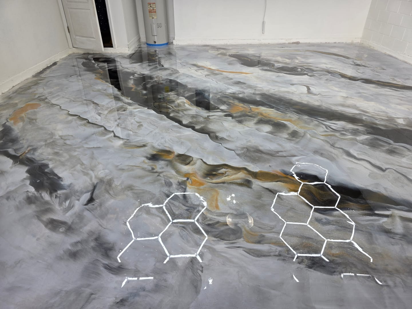 Customer photo review of Metallic Epoxy Powder Pigments - Cohills