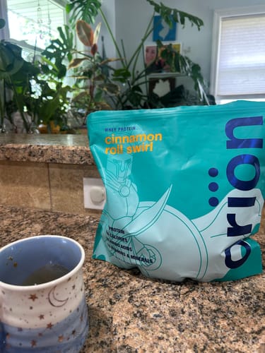 Customer photo review of Cinnamon Roll Swirl Whey Isolate