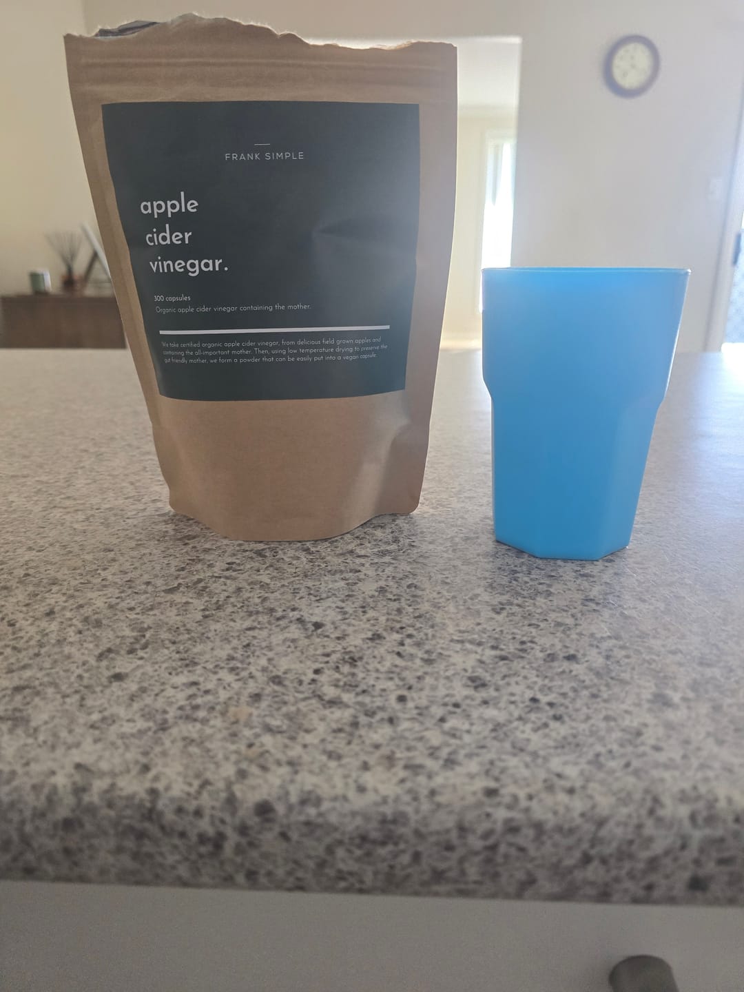Customer photo review of Vegan Apple Cider Vinegar Capsules - 300 family pack