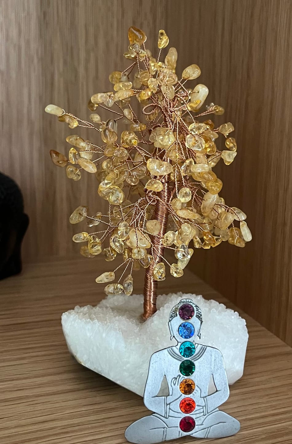 Customer photo review of Olivenorma Positive Energy - Citrine Feng Shui Crystal Gemstone Tree