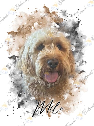 Darren H. review of Your Dog as Watercolor Portrait image 1 out of 1