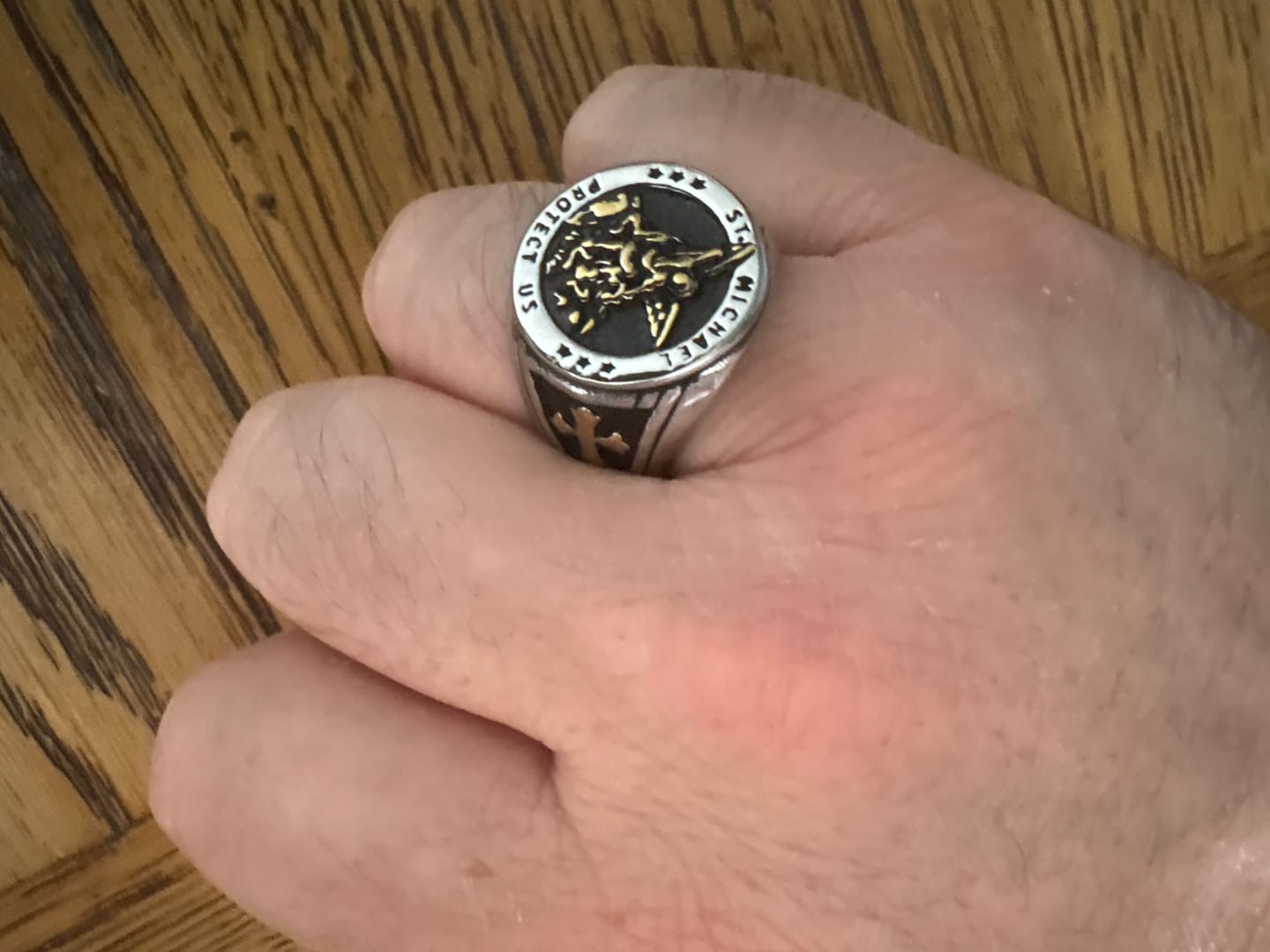 Customer photo review of ST. MICHAELS. - GOLD
