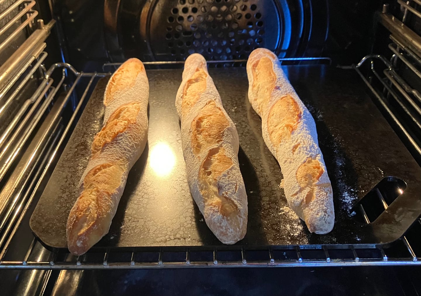 Customer photo review of Byron Pizza Baking Steel