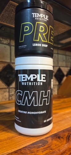 Customer photo review of Temple Creatine Monohydrate