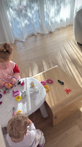 Customer photo review of Confetti Children's Table & Chair Set