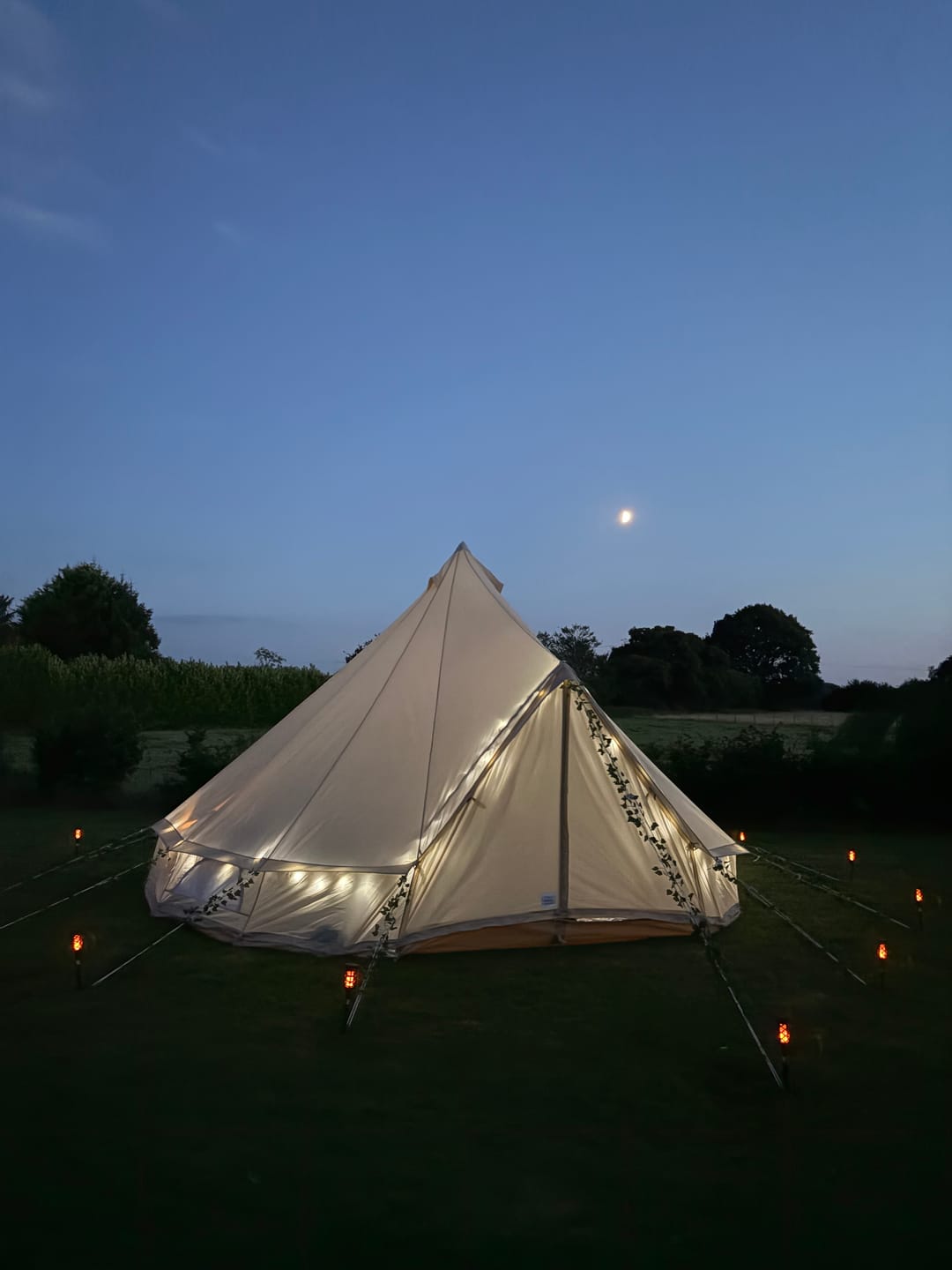 Customer photo review of Classic Bell Tent
