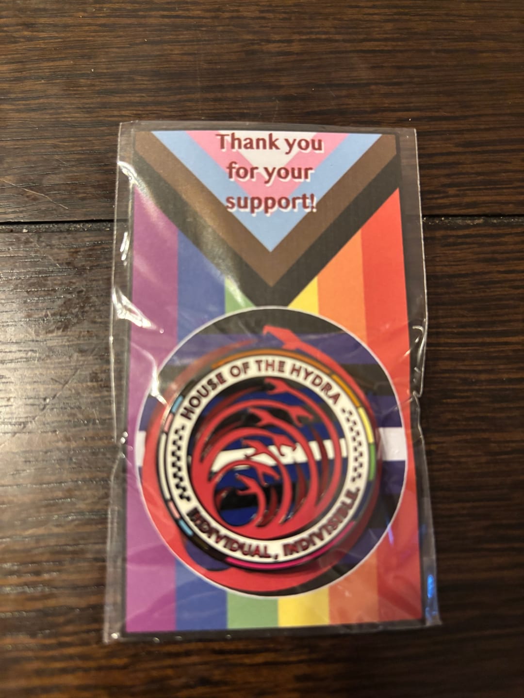 Customer photo review of Custom Enamel Pins