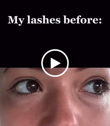 Customer video review of iGlow Lash Maximizer - Lash Serum, 3 ml