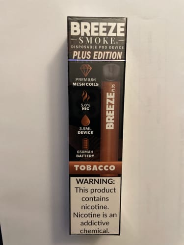 Customer photo review of Breeze Plus Edition Disposable Vape