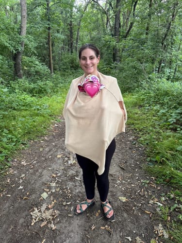 Customer photo review of Nestling Baby™ Nursing Cover