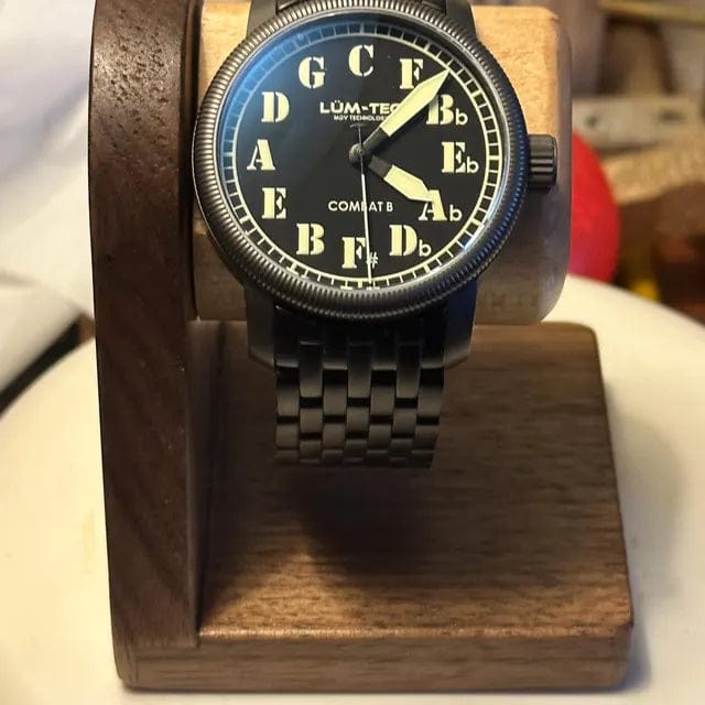 Customer photo review of Timestand S (Walnut)