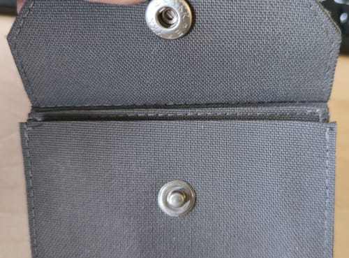 Customer photo review of Tactical Wallet Münzfach - Wolfgrey