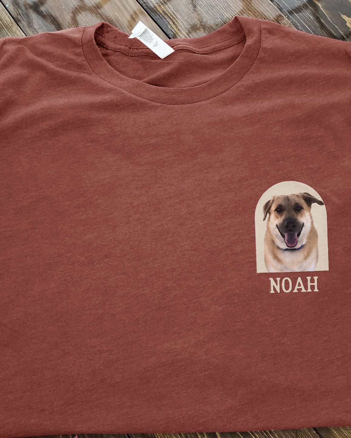 Customer photo review of Custom Pet T-shirt for Women