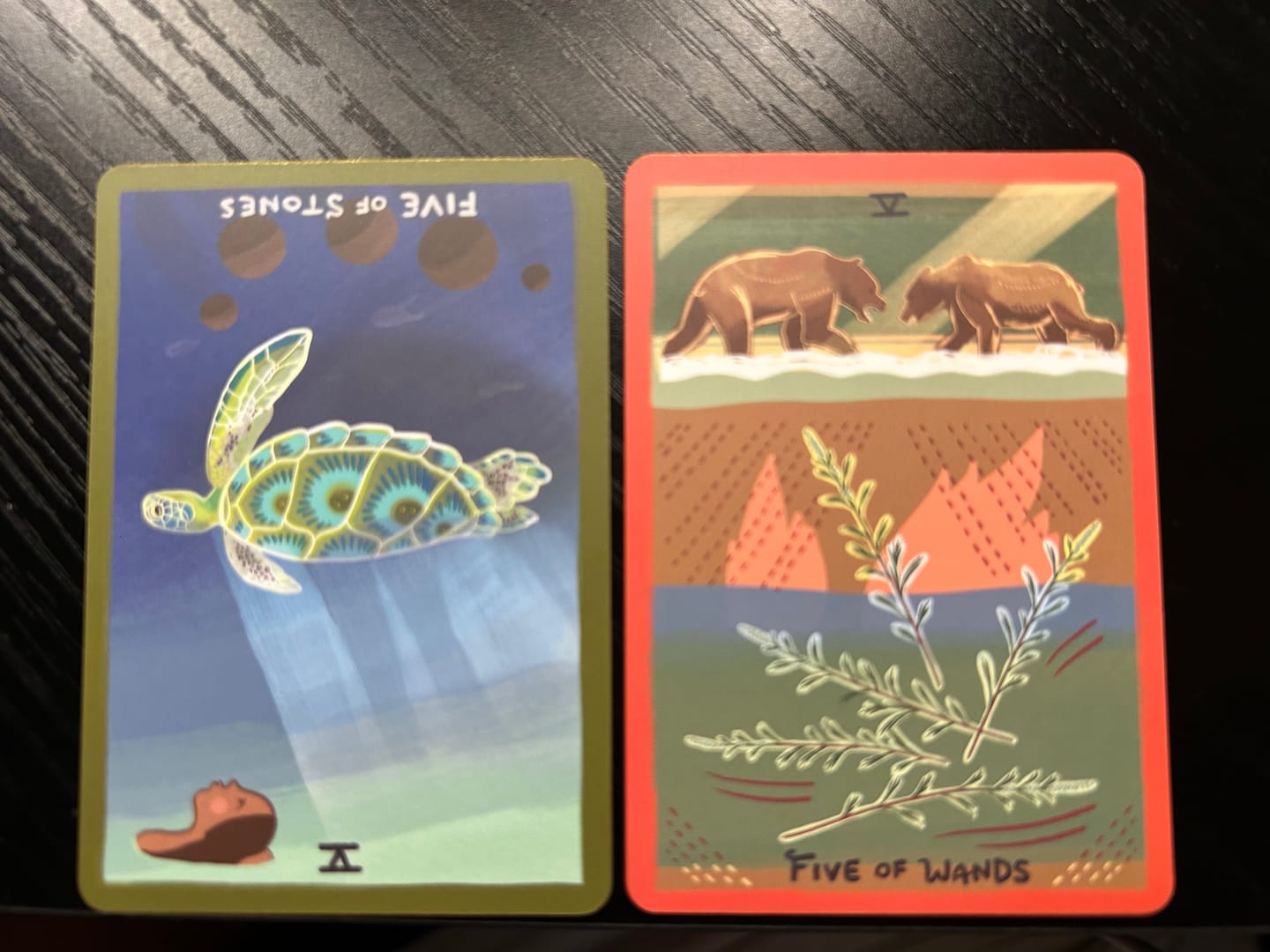 Customer photo review of The Gentle Tarot {Pocket Edition}