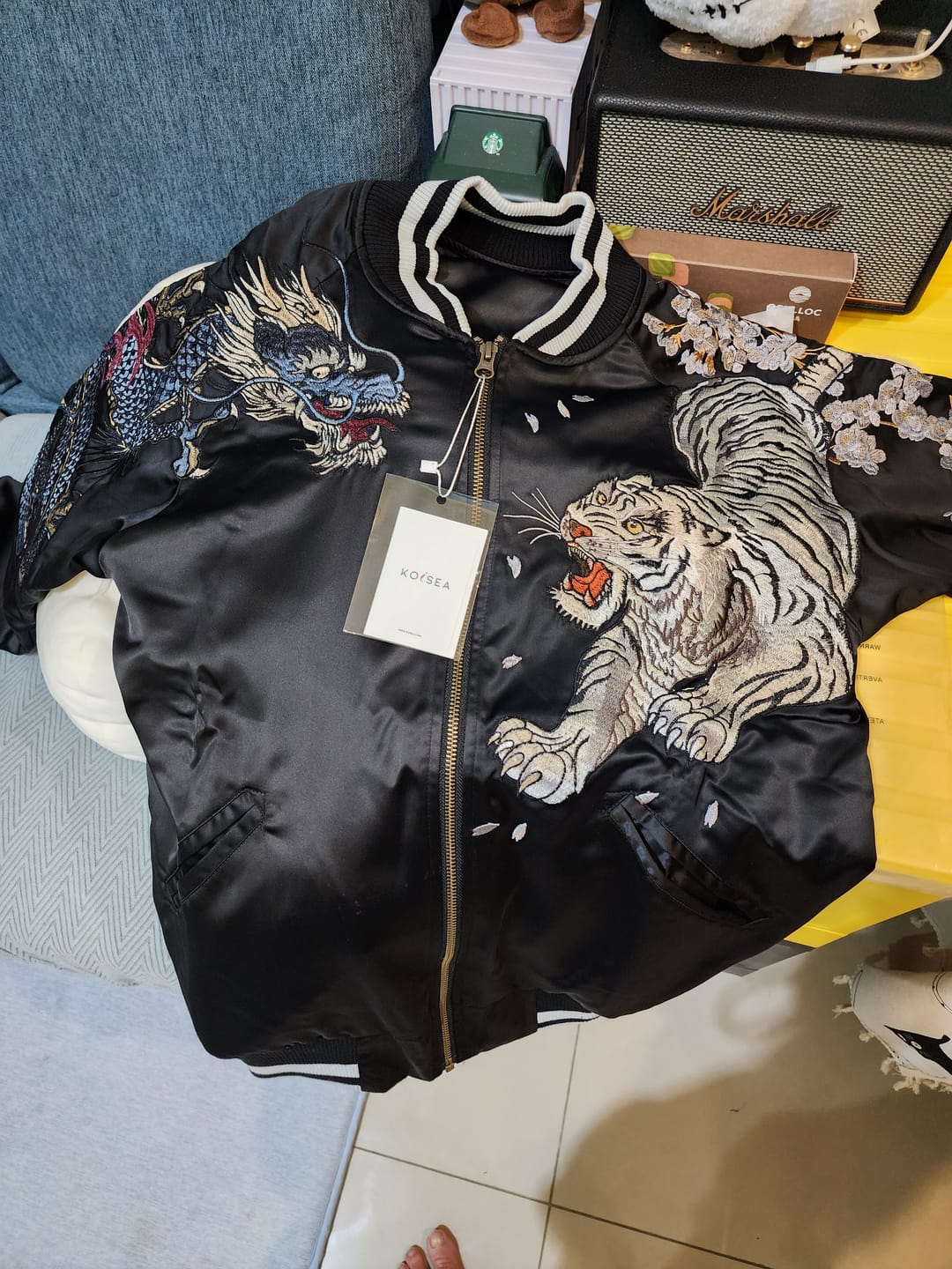 Customer photo review of Four Legendary Creatures Sukajan Souvenir Jacket