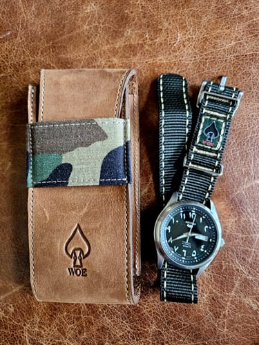 Customer photo review of Travel Pouch and Challenge Coin