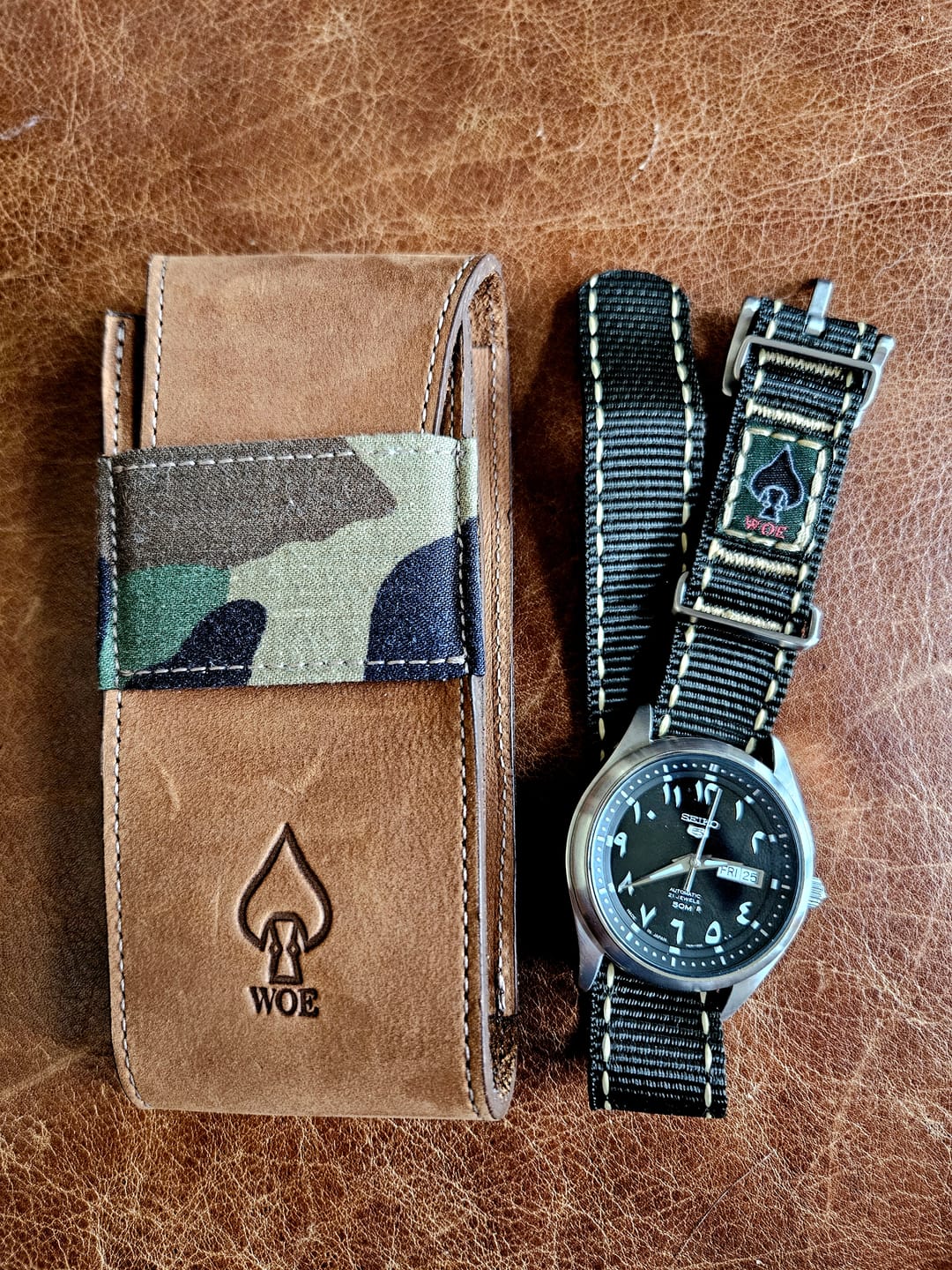 Customer photo review of Travel Pouch and Challenge Coin