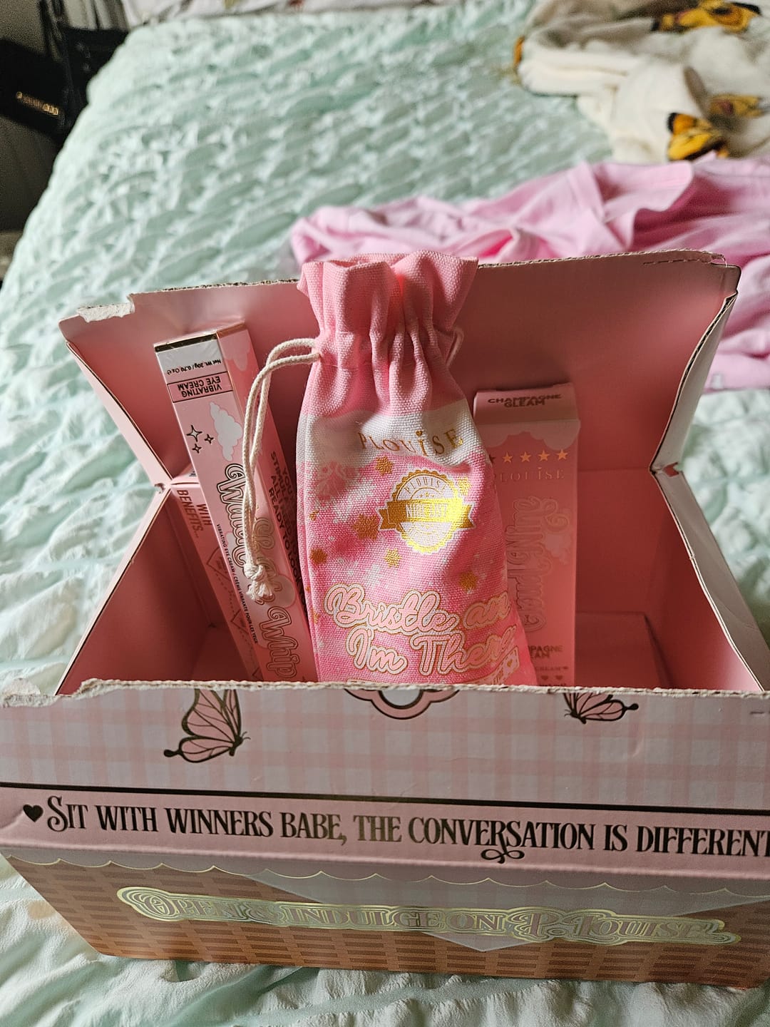 Customer photo review of P. Louise Crystal Baby Bad B Energy Mini Lip Duo