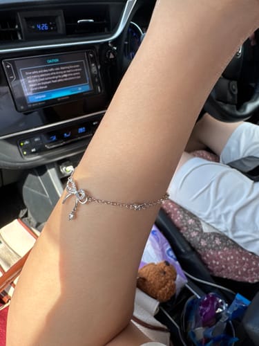 Customer photo review of Sophia Bow Bracelet
