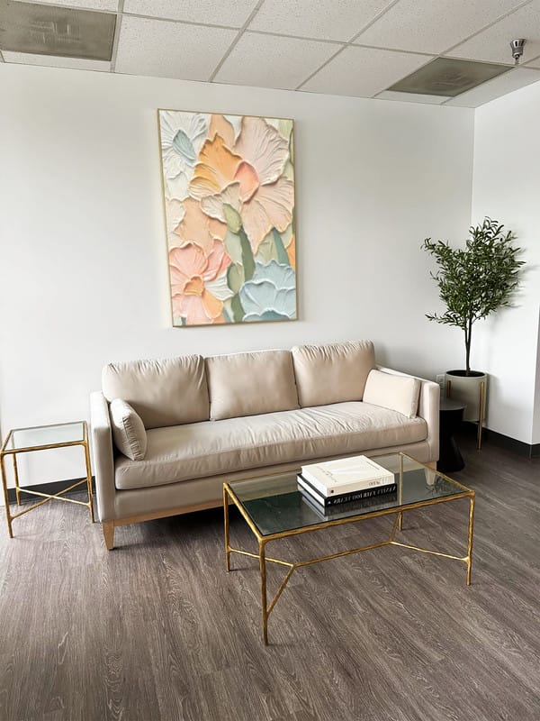 Customer photo review of Colorful Flower Textured Painting Canvas #FP042