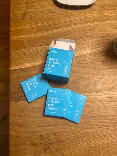 Customer photo review of Energy & Focus Gum