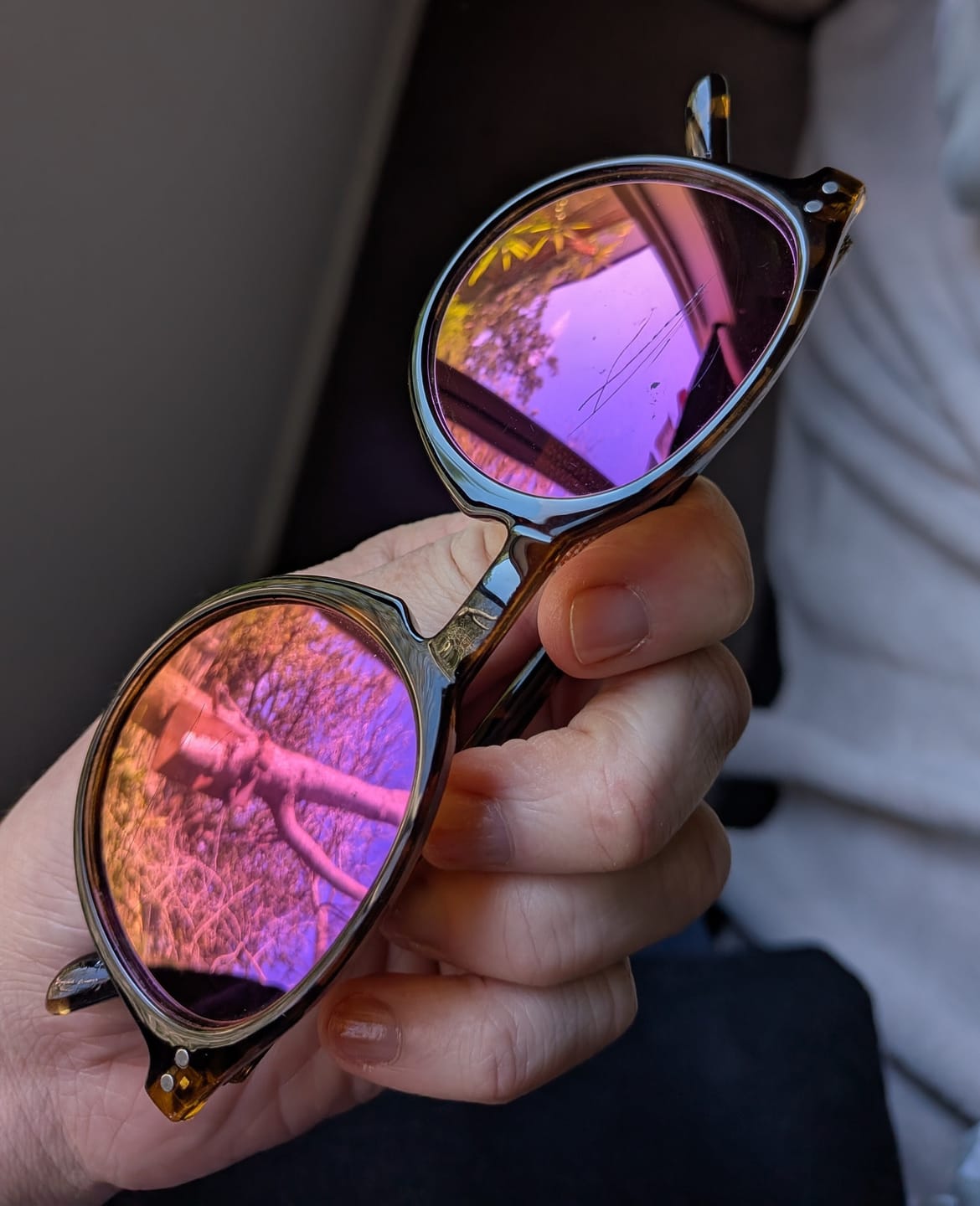 Customer photo review of Classic - Purple Sky Mirror