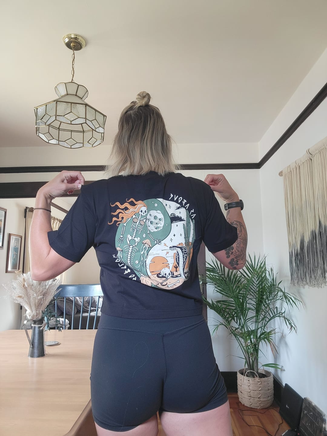 Customer photo review of As Above So Below T-Shirt